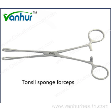 Laryngoscopy Instrumets Tonsil Sponge Forceps